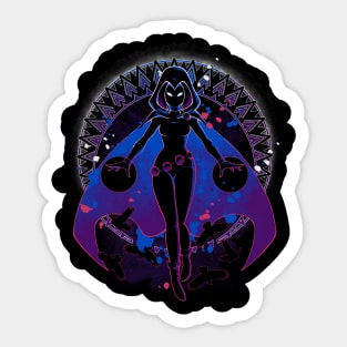 Raven Shadow Sticker